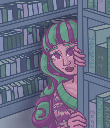 A New Friend - My contribution to an art trade with @my.monsterhighcloset on Instagram, it's everyone's favorite boogeyman: Twyla! | Digital